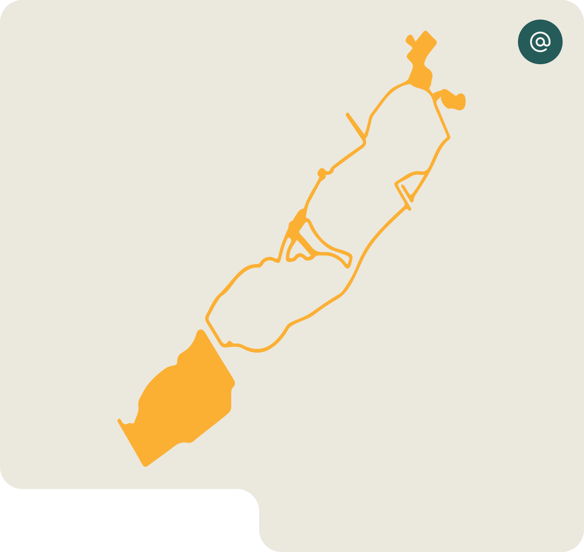 Kaart van recreatiegebied Vlietland